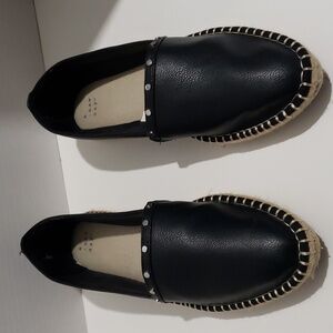 Black Espadrille Shoes-480